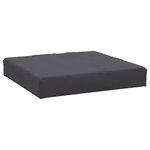 vidaXL Coussins de palette lot de 3 anthracite tissu oxford