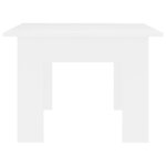 vidaXL Table basse Blanc 100x60x42 cm Bois d'ingénierie