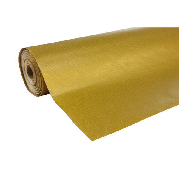 Rouleau de papier cadeaux unicolor kraft 70cm x 250m doré clairefontaine