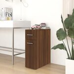 vidaXL Armoire apothicaire Chêne marron 20x45 5x60cm Bois d'ingénierie