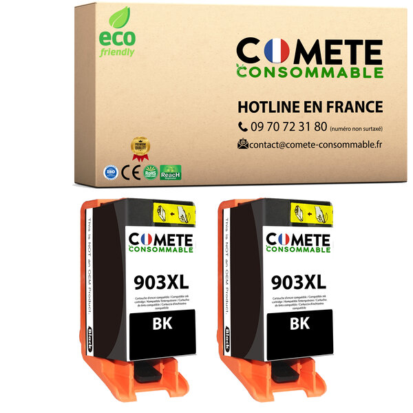 2 Cartouches 903XL Compatible HP Officejet Pro - COMETE, Entreprise Française