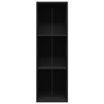 vidaXL Bibliothèque/Meuble TV Noir 36 x 30 x 114 cm Aggloméré