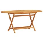 Set de jardin 7 pièces en bois d'acacia