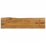 vidaXL Dessus de table 180x40x3 8 cm bord vivant bois massif manguier