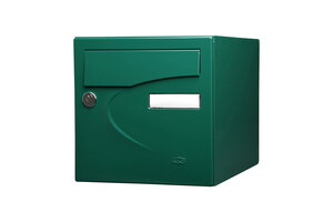 Boîte aux lettres normalisée Préférence 1 Porte - Acier vert - RENZ