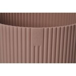 Pot de fleurs Rond VIBES - Plastique - Ø 22 - Rose poudré