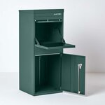 Boîte à colis Large Vert 2 portes Acier galvanisé SMART PARCEL BOX®