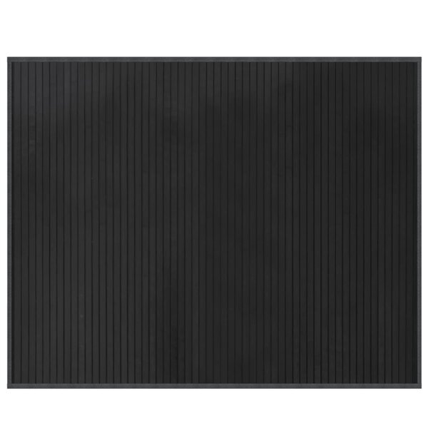 vidaXL Tapis rectangulaire gris 80x100 cm bambou