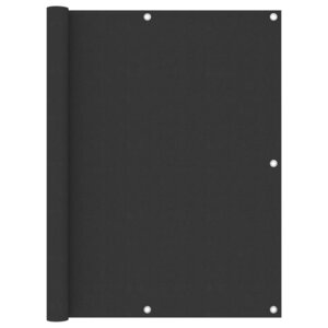 vidaXL Écran de balcon Anthracite 120x500 cm Tissu Oxford
