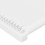 vidaXL Cadre de lit avec tête de lit Blanc 100x200 cm Similicuir
