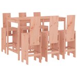 vidaXL Ensemble de bar de jardin 7 Pièces bois massif douglas