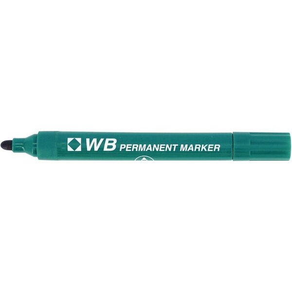 Marqueur permanent pointe ogive WB vert