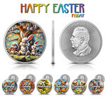 FRIDAY Happy Easter 1 Once Argent Monnaie 5 Dollars Canada 2025