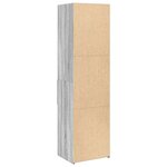 vidaXL Buffet haut sonoma gris 50x42 5x185 cm bois d'ingénierie