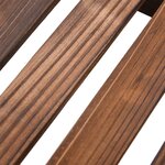 vidaXL Support à fleurs 110x25x105 cm bois massif de sapin