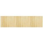 vidaXL Tapis rectangulaire naturel clair 80x300 cm bambou