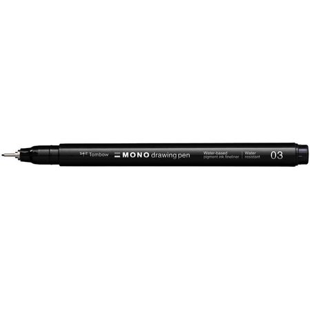 Feutre fin MONO drawing pen  largeur de tracé 03 TOMBOW