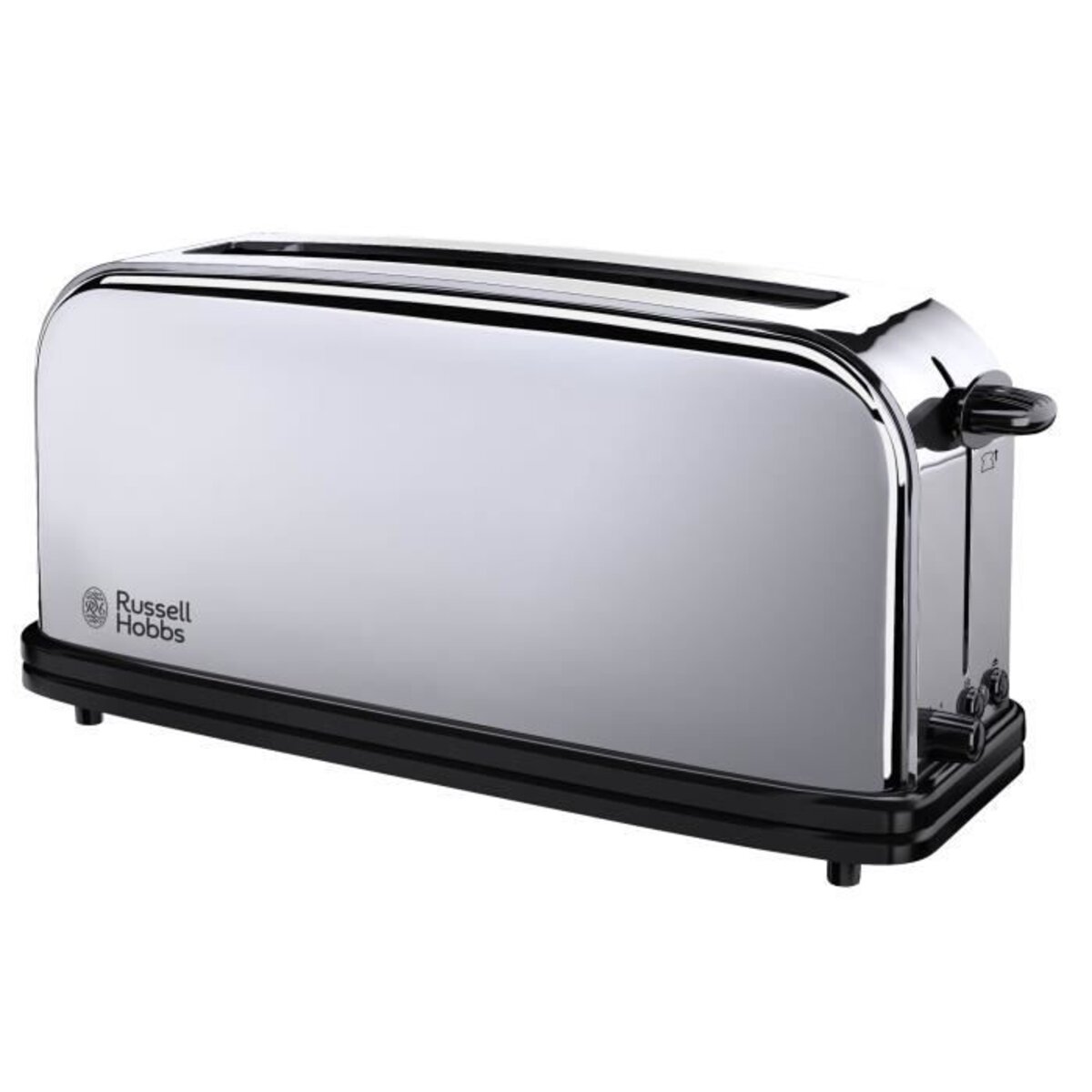 Grille Pain Inox, grille-pain 1000W - 2 Large Fente Toaster - 6