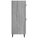 vidaXL Buffet sonoma gris 69 5x34x90 cm bois d'ingénierie