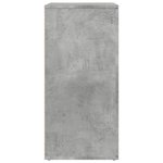 vidaXL Buffets 2 Pièces gris béton 79x38x80 cm bois d'ingénierie