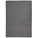 vidaXL Tapis à tissage plat d'extérieur 140x200 cm Gris