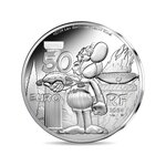 Asterix aux jeux Olympiques - Monnaie de 50€ Argent 5oz colorisée