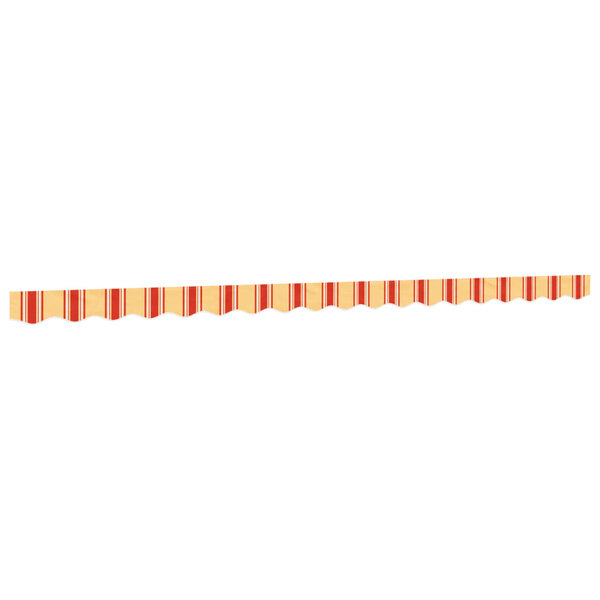 vidaXL Tissu de remplacement de cantonnière d’auvent jaune orange 4 5m
