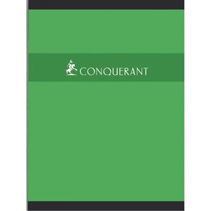Cahier broché 192 pages 5x5 papier 70 g  couverture en carte  format 24 x 32 cm CONQUERANT