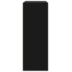 vidaXL Buffet noir 60x31x84 cm bois d'ingénierie