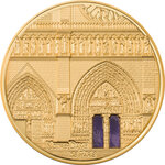 Pièce de monnaie en Or 500 Dollars g 155.5 (5 oz) Millésime 2021 Tiffany Art NOTRE DAME DE PARIS