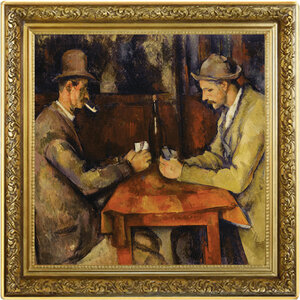 Monnaie CARD PLAYERS Paul Cezanne Treasures of World Painting 1 Oz Argent 1$ Niue 2026 (PRÉCOMMANDE)