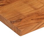 vidaXL Dessus de table 70x50x3 8 cm rectangulaire bois massif d'acacia
