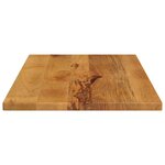 vidaXL Dessus de table 90x70x3 8 cm rectangulaire bois massif manguier