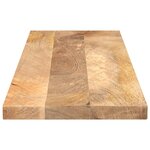 vidaXL Dessus de table 100x40x2 5cm rectangulaire bois massif manguier