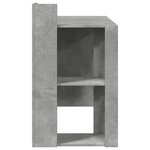 Bureau table poste de travail meuble d'ordinateur informatique étude 103 5 x 56 5 x 94 cm bois d'ingénierie gris 02_0023832