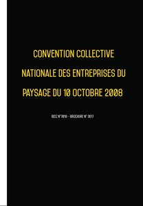 Convention collective nationale Paysagistes (hors cadre) 2024 - Brochure 3617 + grille de Salaire UTTSCHEID