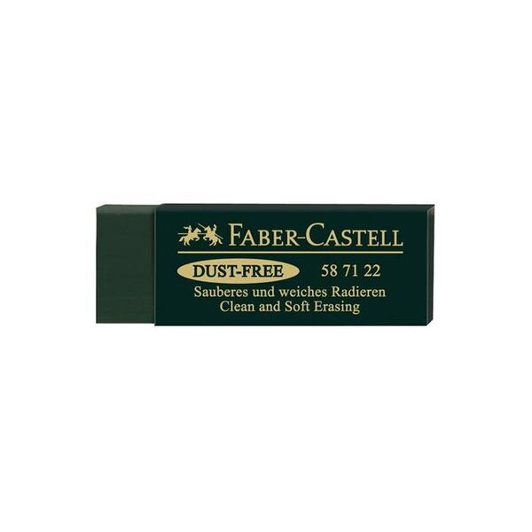 Gomme en plastique Dust-Free verte FABER-CASTELL