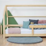 Lit cabane enfant TERY 120 x 180 vert pétrole