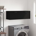 vidaXL Armoire murale noir 100x36 5x35 cm bois d'ingénierie