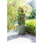 Pot de fleur rond - PLASTIQUE Ø 48 x 39 cm - 43 L - Vert laurier