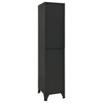 vidaXL Armoire à casiers Anthracite 38x45x180 cm Acier