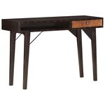 vidaXL Table console 118x35x76 cm Bois de récupération massif