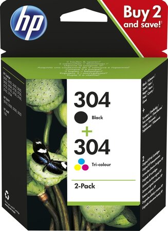 Pack cartouches d'encre hp 304 (noir + couleurs) - La Poste