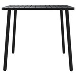 vidaXL Table de jardin anthracite 80x80x71 cm acier