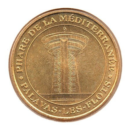 Mini médaille monnaie de paris 2007 - phare de la méditerranée