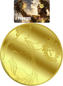 Monnaie PERSEUS 1/1000 Oz Or 12$ Liberia 2026
