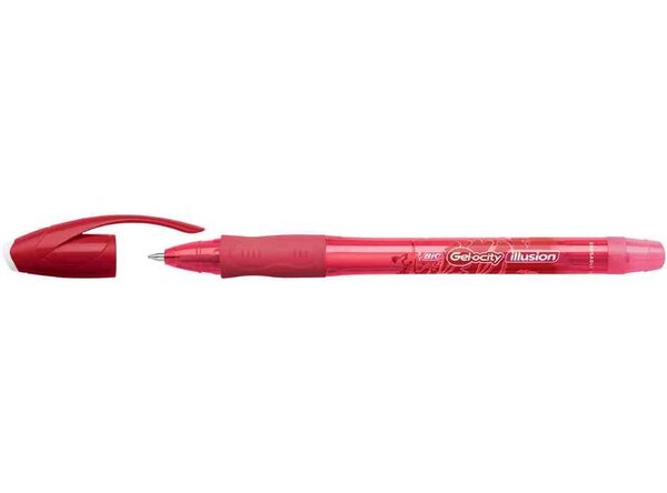 Stylo à encre gel Gelocity Illusion, rouge BIC