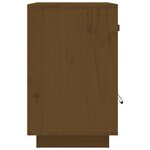 vidaXL Tables de chevet 2Pièces Marron miel 40x34x55cm Bois de pin massif