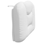 vidaXL Coussin de tête de lit blanc 80 cm similicuir