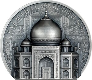 Pièce de monnaie en Argent 10 Dollars g 62.2 (2 oz) Millésime 2025 Historical Monuments TAJ MAHAL